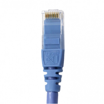 1米_六类_RJ45_非屏蔽跳线_浅蓝色